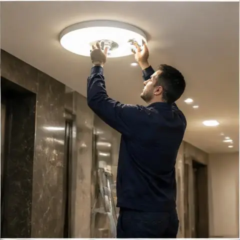 Büyükçekmece Cumhuriyet Mahallesi elektrikçi ekibinin işletmelerde ani elektrik kesintisi ve pano arızası için yerinde çalışması