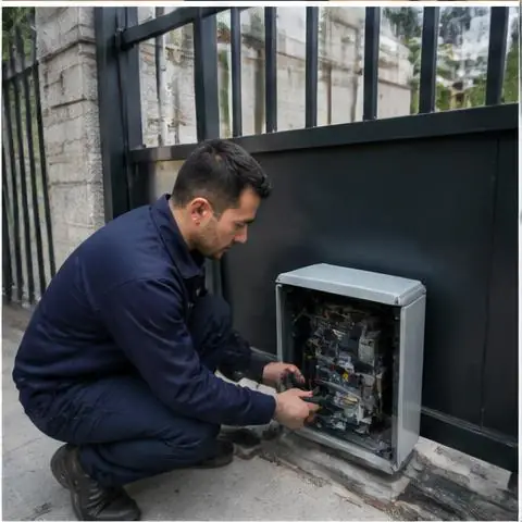 Büyükçekmece Atatürk Mahallesi elektrikçi ekibinin kat panolarında etiketsiz ve karışık sigorta düzeni için yerinde çalışması