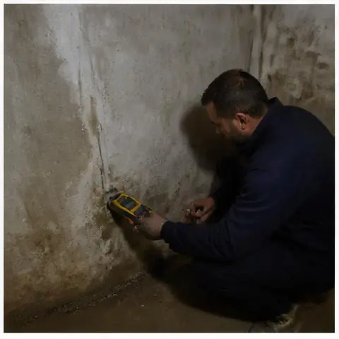 Büyükçekmece Mimaroba Mahallesi elektrikçi ekibinin havuz, kamera ve otomasyon besleme hatları için yerinde çalışması