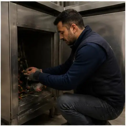 Bahçeşehir 1. Kısım elektrikçi ekibinin villa bahçe, havuz ve sulama hatlarında kaçak akım atmaları için yerinde çalışması