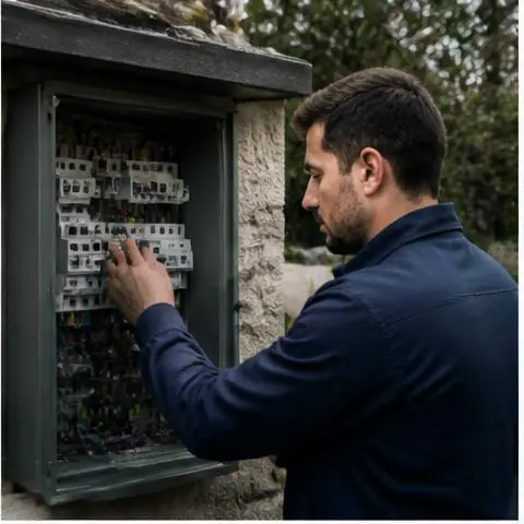 Esenyurt İncirtepe Mahallesi elektrikçi ekibinin incirtepe Mahallesi'nde düşük gerilim ve faz sorunları için yerinde çalışması
