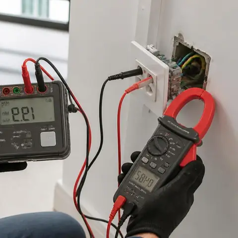 Silivri Büyük Sinekli Mahallesi elektrikçi ekibinin kontaktör kontağı ve klemens sıkma kontrolü için yerinde çalışması