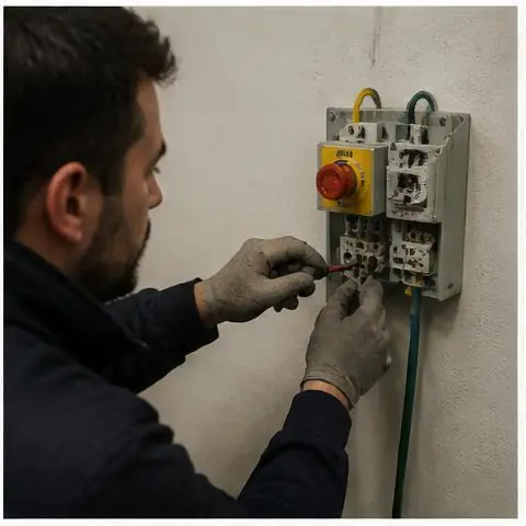 Büyükçekmece Fatih Mahallesi elektrikçi ekibinin etiketsiz ve karışık sigorta düzeni için yerinde çalışması