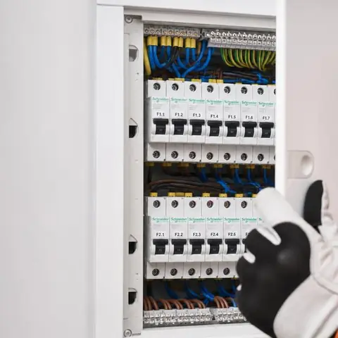 Silivri Akören Mahallesi elektrikçi ekibinin bahçe ve tarımsal yapı hatlarında koruge boru ve topraklama için yerinde çalışması