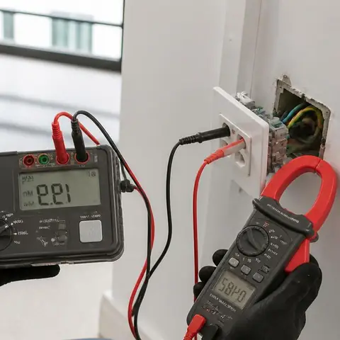 Silivri Küçük Kılıçlı Mahallesi elektrikçi ekibinin uzun besleme mesafelerinde kesit yetersizliğinin giderilmesi için yerinde çalışması