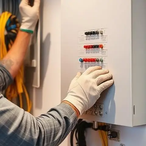 Silivri Kadıköy Mahallesi elektrikçi ekibinin yol kenarı işletmelerinde kasa ve soğutma hatlarının ayrı korunması için yerinde çalışması