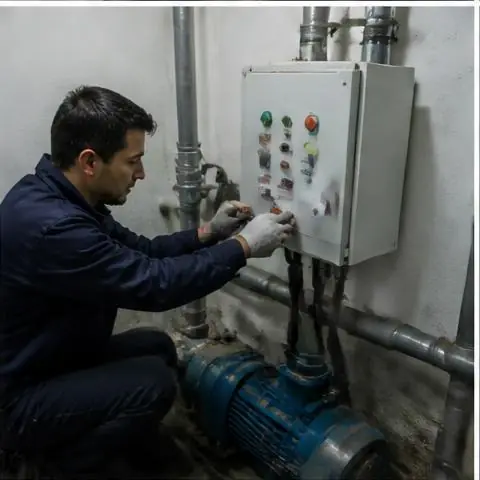 Avcılar Ambarlı Liman Bölgesi elektrikçi ekibinin forklift şarj ve soğutma ünitesi besleme hatlarında ısınma için yerinde çalışması