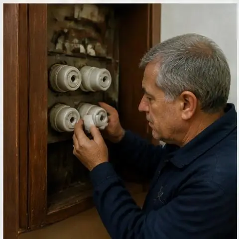 Esenyurt Güzelyurt Mahallesi elektrikçi ekibinin güzelyurt Mahallesi çevresinde reklam tabela hattı için yerinde çalışması