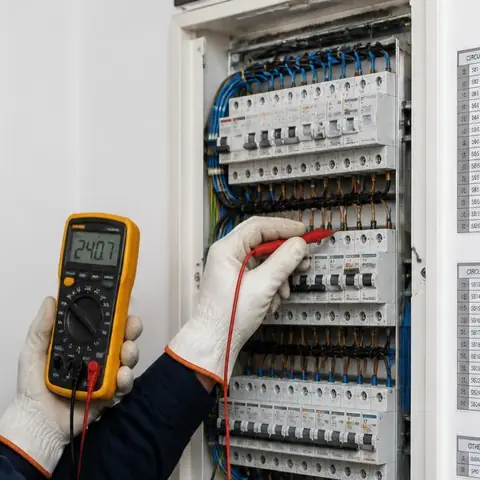 Silivri elektrikçi ekibinin köy kökenli mahallelerde tarımsal sulama pompası, kuyu panosu ve trifaze motor besleme işleri için yerinde çalışması