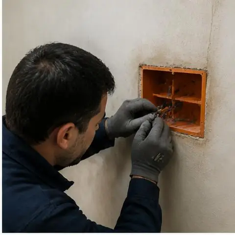 Esenyurt Selahaddin Eyyubi Mahallesi elektrikçi ekibinin selahaddin Eyyubi Mahallesi çevresinde daire topraklama eksikleri için yerinde çalışması