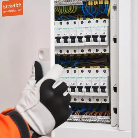 Silivri Çanta Balaban Mahallesi elektrikçi ekibinin yüksek tavan aydınlatmasının planlı bakımı için yerinde çalışması