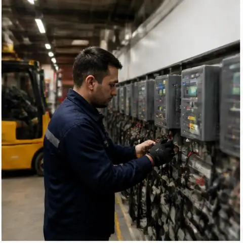 Esenyurt Akevler Mahallesi elektrikçi ekibinin esenyurt Akevler Mahallesi adreslerinde ortak alan pano arızaları için yerinde çalışması