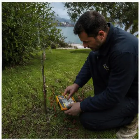 Büyükçekmece Kumburgaz Mahallesi elektrikçi ekibinin sezonluk yük artışına bağlı pano zorlanması için yerinde çalışması