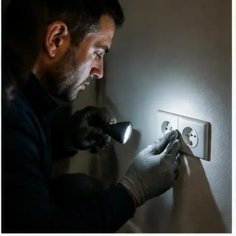 Avcılar Gümüşpala Mahallesi elektrikçi ekibinin kat panolarında eskimiş şalter ve gevşek klemensler için yerinde çalışması