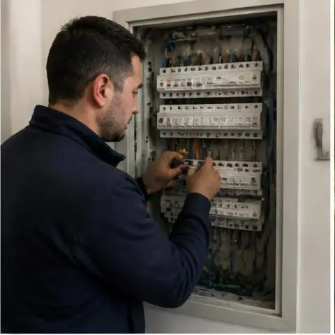 Esenyurt Turgut Özal Mahallesi elektrikçi ekibinin esenyurt Turgut Özal Mahallesi adreslerinde jeneratör ve asansör beslemesi için yerinde çalışması