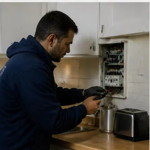Esenyurt Güzelyurt Mahallesi elektrikçi ekibinin esenyurt Güzelyurt Mahallesi adreslerinde daire sigorta ve priz sorunları için yerinde çalışması