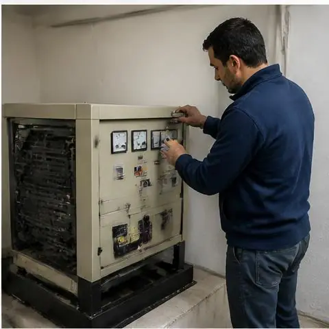 Büyükçekmece Pınartepe Mahallesi elektrikçi ekibinin ankastre mutfak cihazları için hat kontrolü için yerinde çalışması