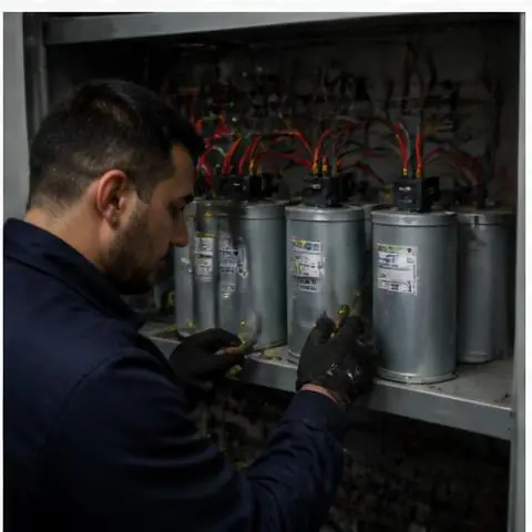Esenyurt Atatürk Mahallesi elektrikçi ekibinin esenyurt Atatürk Mahallesi adreslerinde site içi aydınlatma arızaları için yerinde çalışması