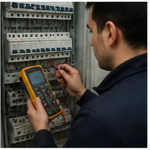 Büyükçekmece Fatih Mahallesi elektrikçi ekibinin taşınma öncesi tesisat ve topraklama kontrolü için yerinde çalışması